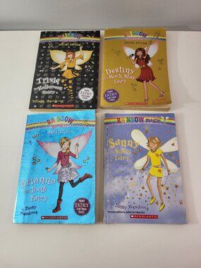 Rainbow Magic Special Edition Fairy Books 4 Book Bundle Daisy Meadows Scholastic